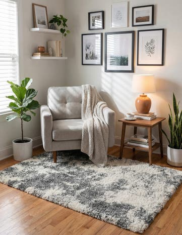 3' 3 x 5' 3 Soft Touch Shag Rug