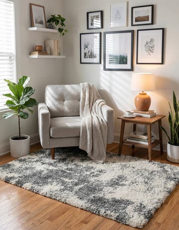 3' 3 x 5' 3 Soft Touch Shag Rug