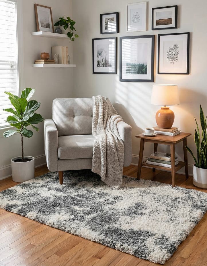 3' 3 x 5' 3 Soft Touch Shag Rug