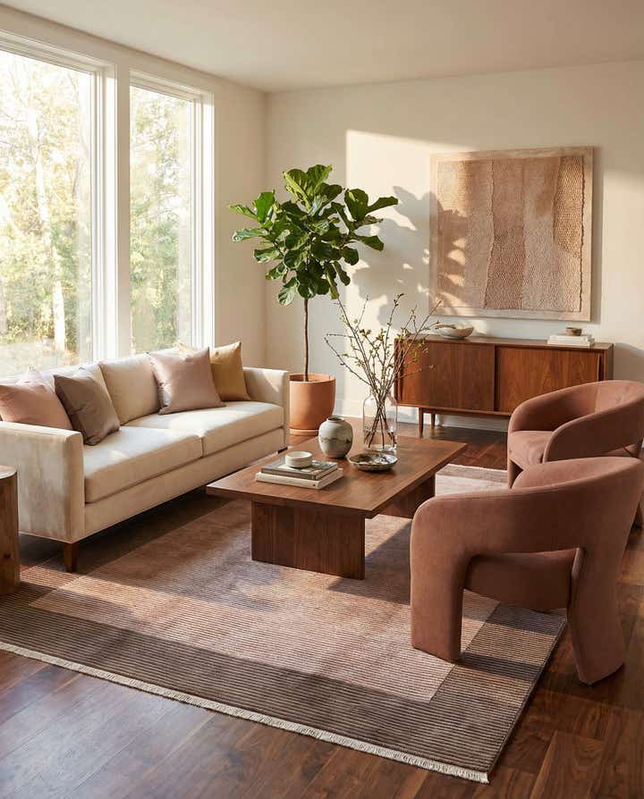 6' 7 x 9' 10 Hand Knotted Darya Wool Rug