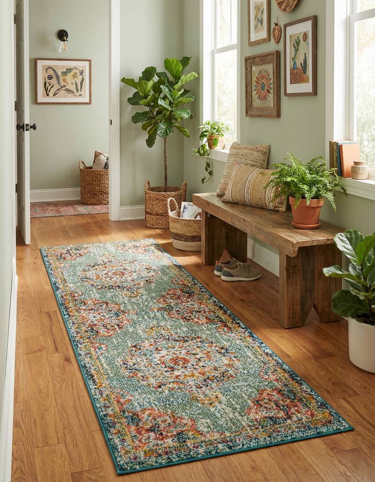 Detail image of  2' x 6' Madeline Runner Rug