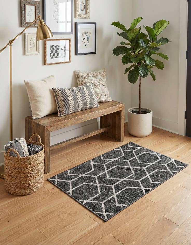 Detail image of 2' x 3' Eco Trellis Rug