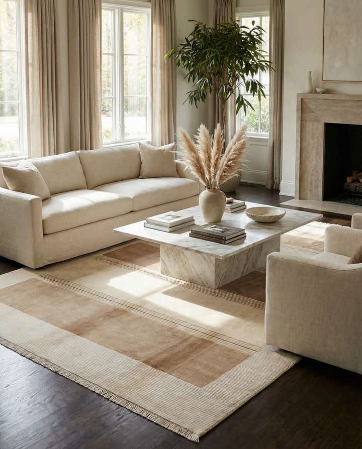 7' 9 x 9' 10 Hand Knotted Darya Wool Rug