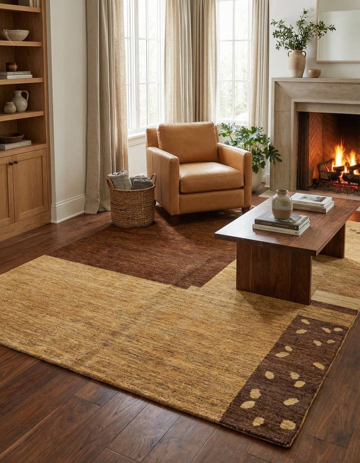 Detail image of 5' 9 x 7' 10 Juma Wool Rug