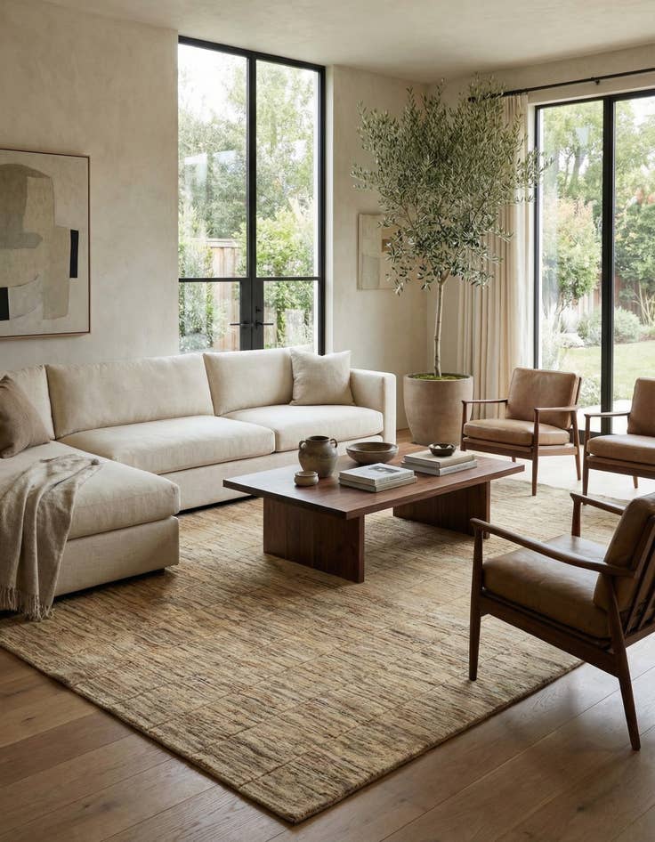 Detail image of 5' 8 x 8' 1 Juma Wool Rug