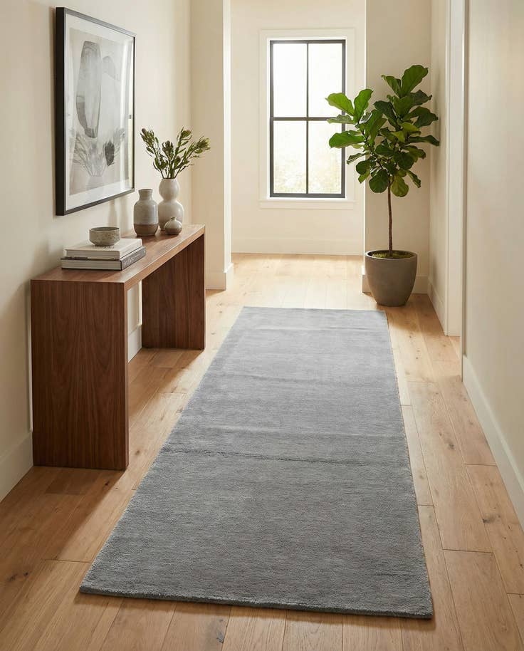 Detail image of 2' 10 x 6' 3 Hand Knotted Nepal Wool Runner Rug