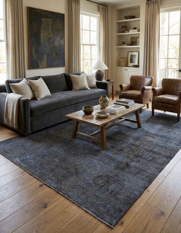 6' x 9' 10 Hand Knotted Ultra Vintage Persian Wool Rug
