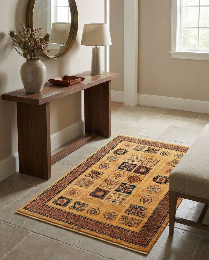 3' 7 x 4' 11 Kashkuli Wool Rug