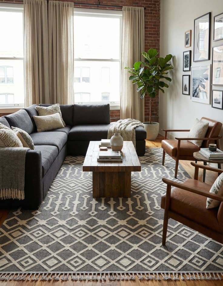 Detail image of 9' 10 x 14' Arlo Rug