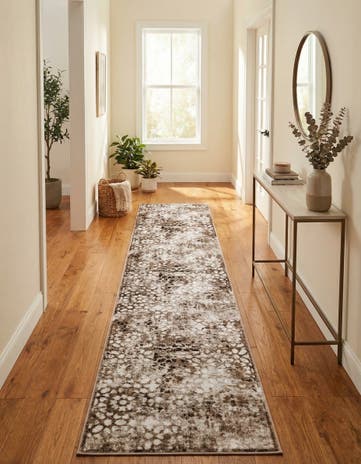 Brown Monaco Runner Rug