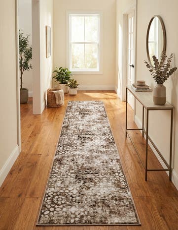Brown Monaco Runner Rug