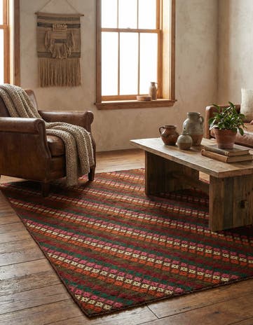 4' 10 x 6' 6 Hand Knotted Balouch Wool Rug