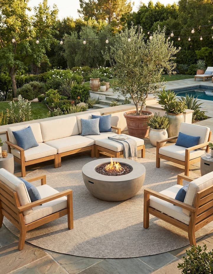 13' x 13' Easy-Clean Solid Indoor / Outdoor ...