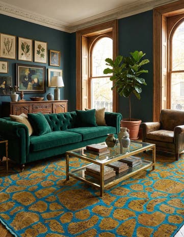 7' 10 x 11' 2 Vintage Royal Wool Rug