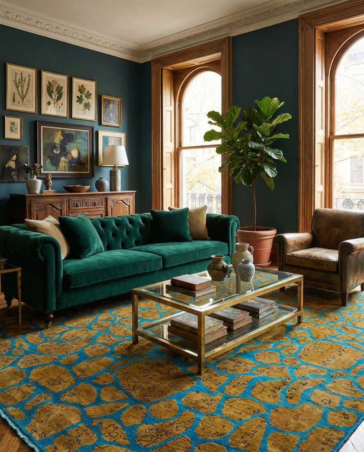 7' 10 x 11' 2 Vintage Royal Wool Rug