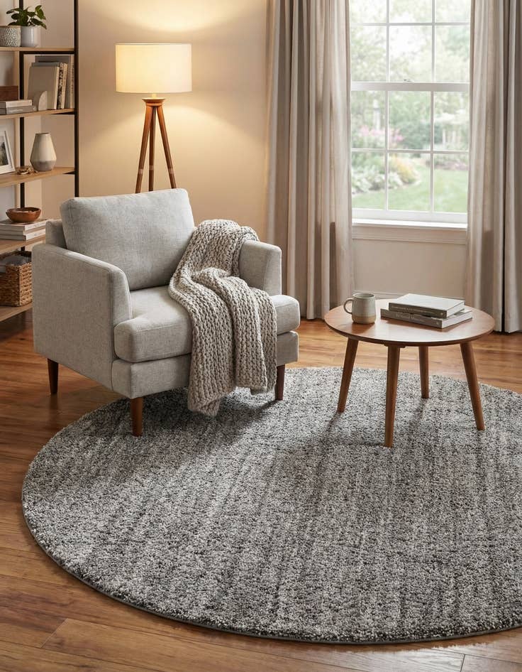 Detail image of 10' x 10' Jill Zarin Shaggy Chic Round Rug