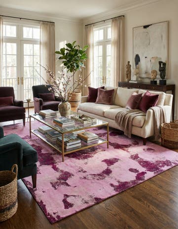 7' 4 x 10' 3 Hand Knotted Ultra Vintage Persian Wool Rug