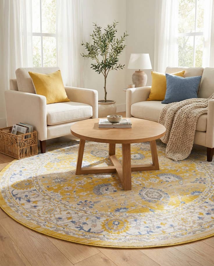 Detail image of 7' x 7' Whitney Round Rug