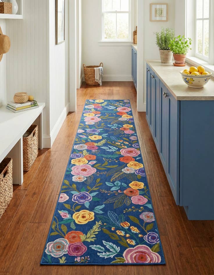 Detail image of 2' 7 x 10' Blossom Runner Rug