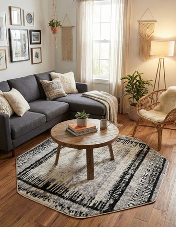 5' 3 x 5' 3 Tagine Octagon Rug