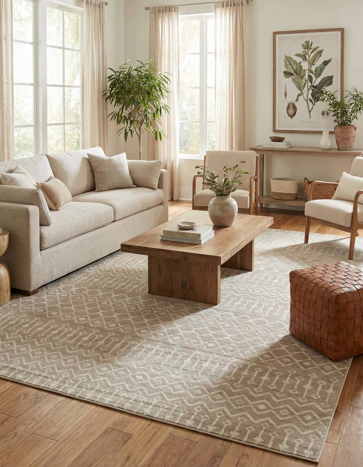 Detail image of  10' x 13' Kasbah Trellis Rug