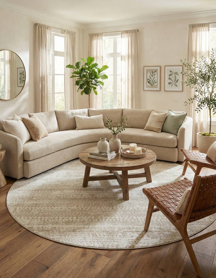 Detail image of 10' x 10' Hermitage Round Rug