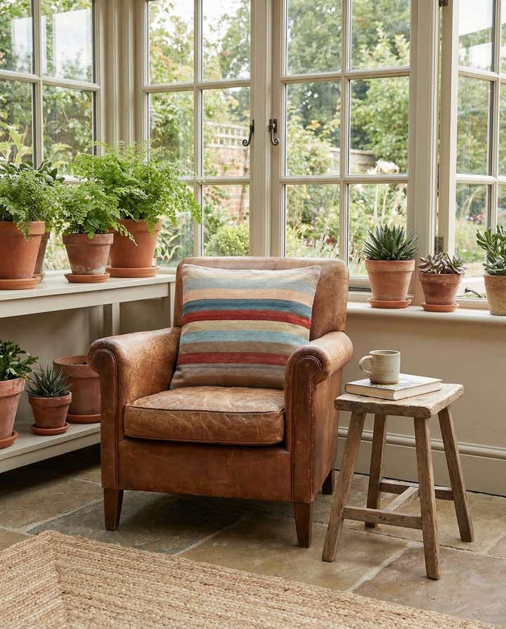 3' 2 x 3' 4 Hand Woven Pillow Wool Square Rug