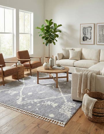 Gray Morocco Rug