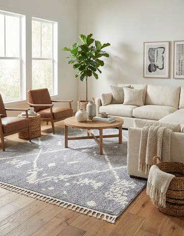 Gray Morocco Rug