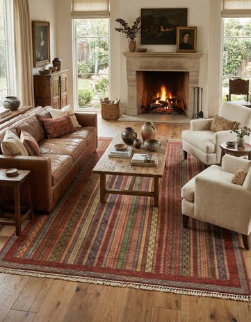 6' 5 x 9' 8 Hand Knotted Ariana Ziegler Rug