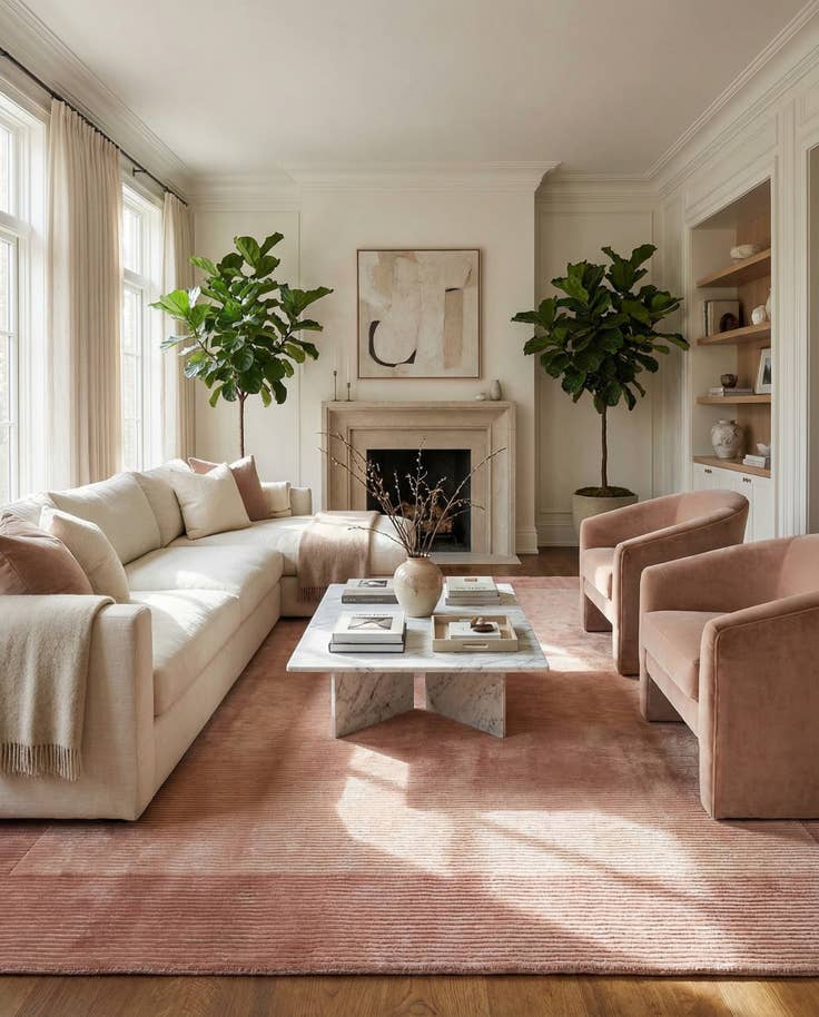 Detail image of 9' 8 x 13' 4 Hand Knotted Darya Wool Rug