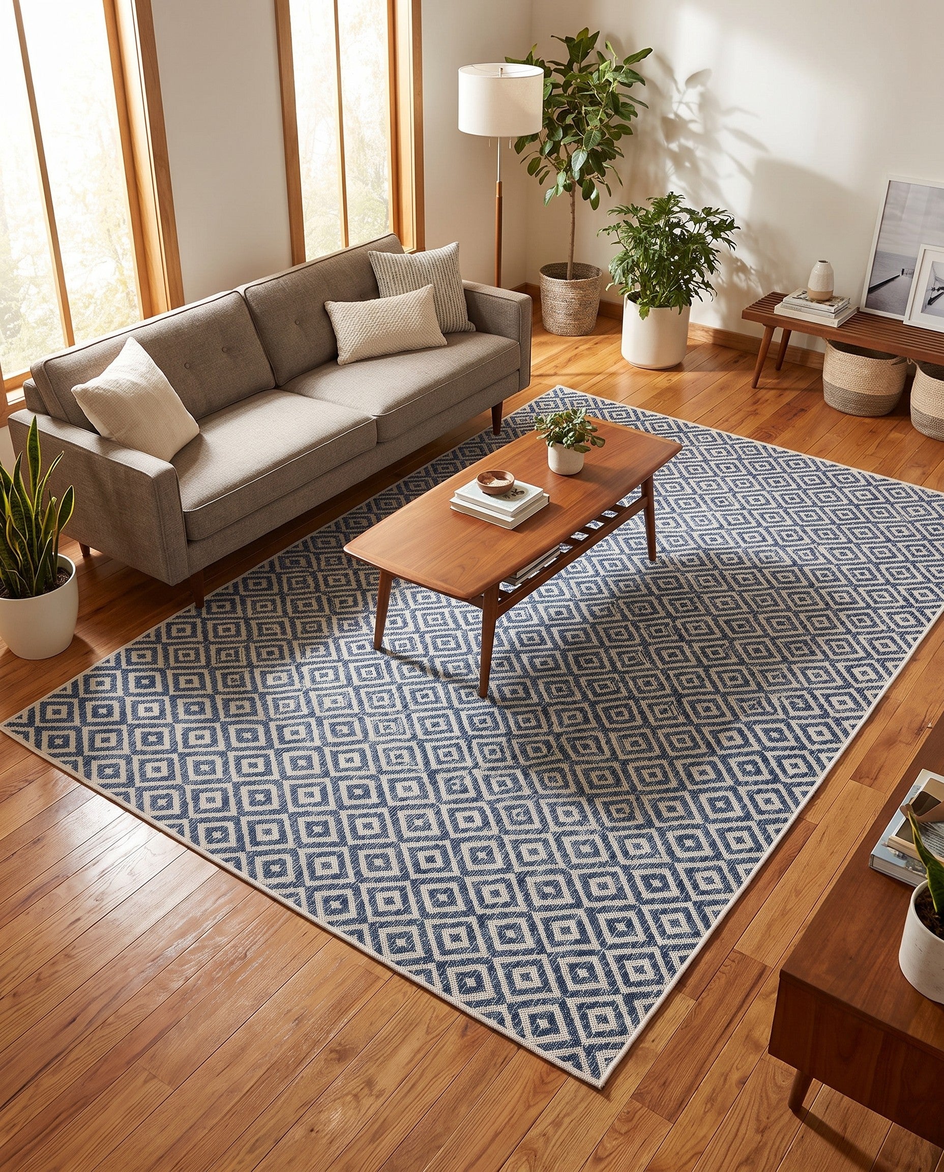 6' x 9' Easy-Clean Jill Zarin Costa Rica Indoor / Outdoor Rug