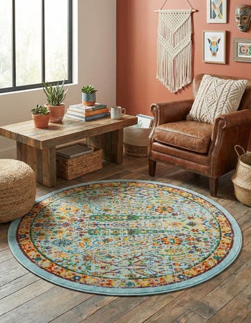 4' x 4' Calypso Round Rug