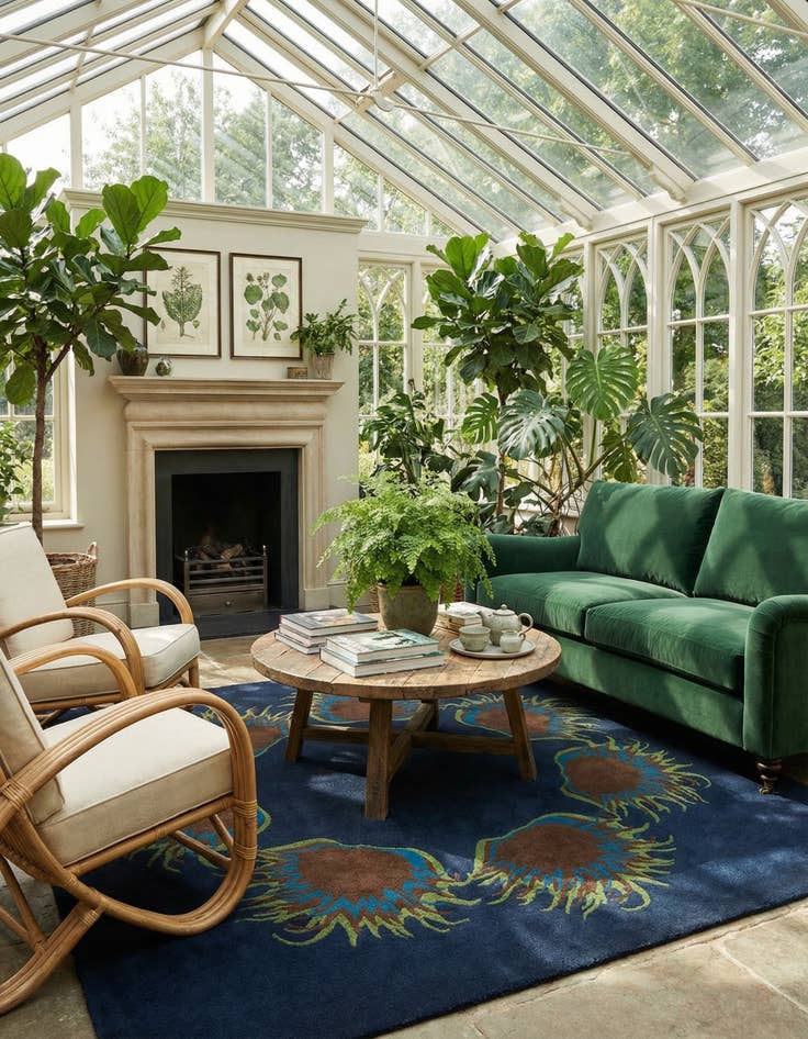 Detail image of 7' 6 x 7' 7 Luna Square Rug