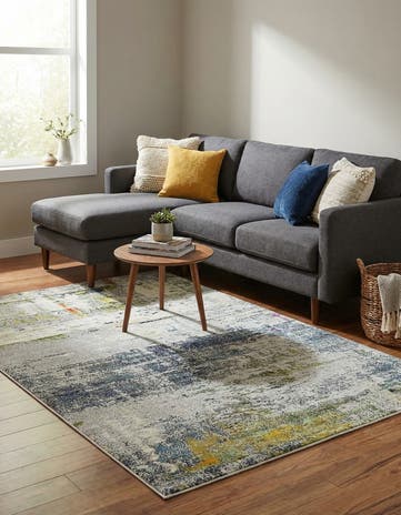 4' x 6' Washable Spectrum Rug