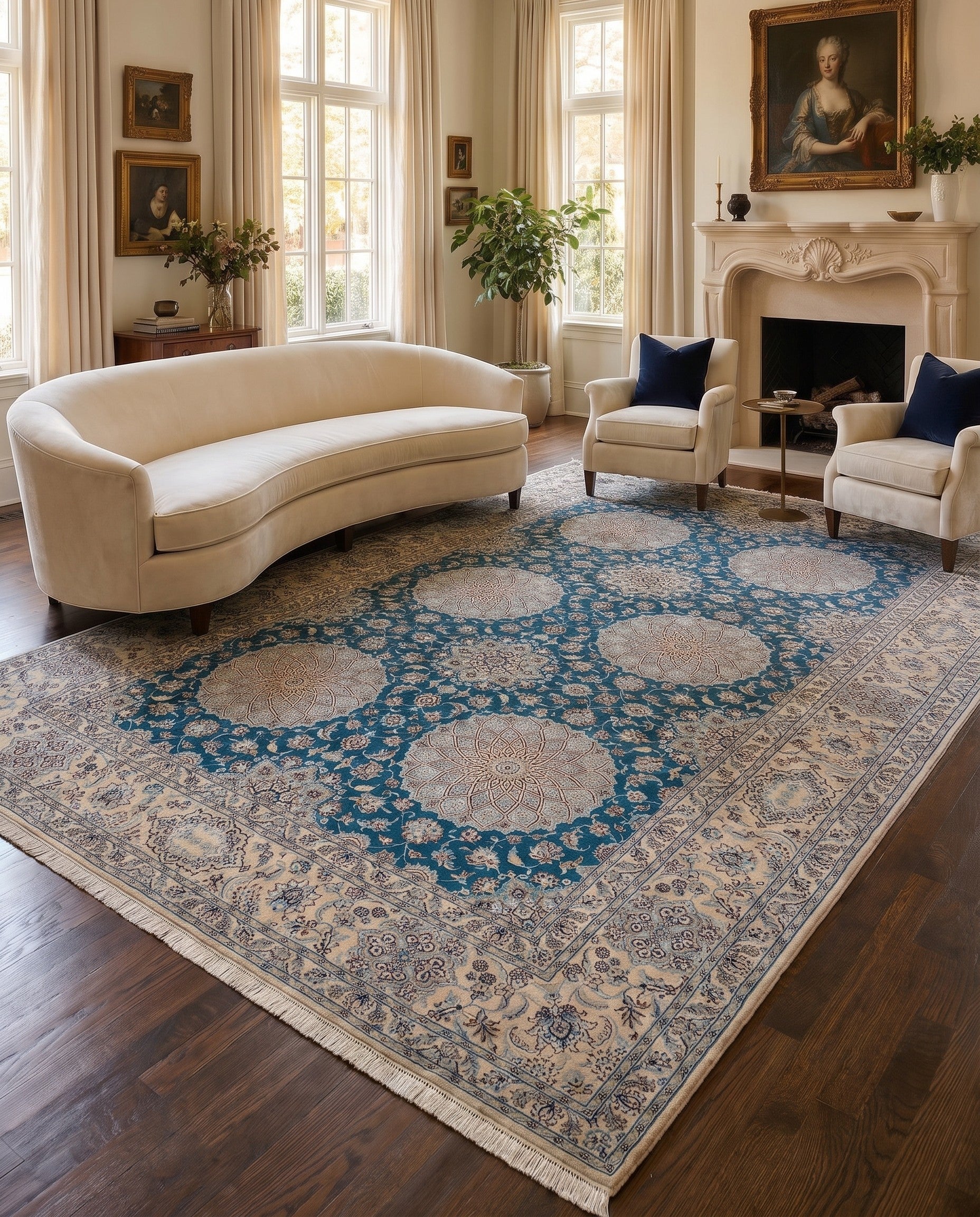 6' 11 x 10' 5 Nain Rug