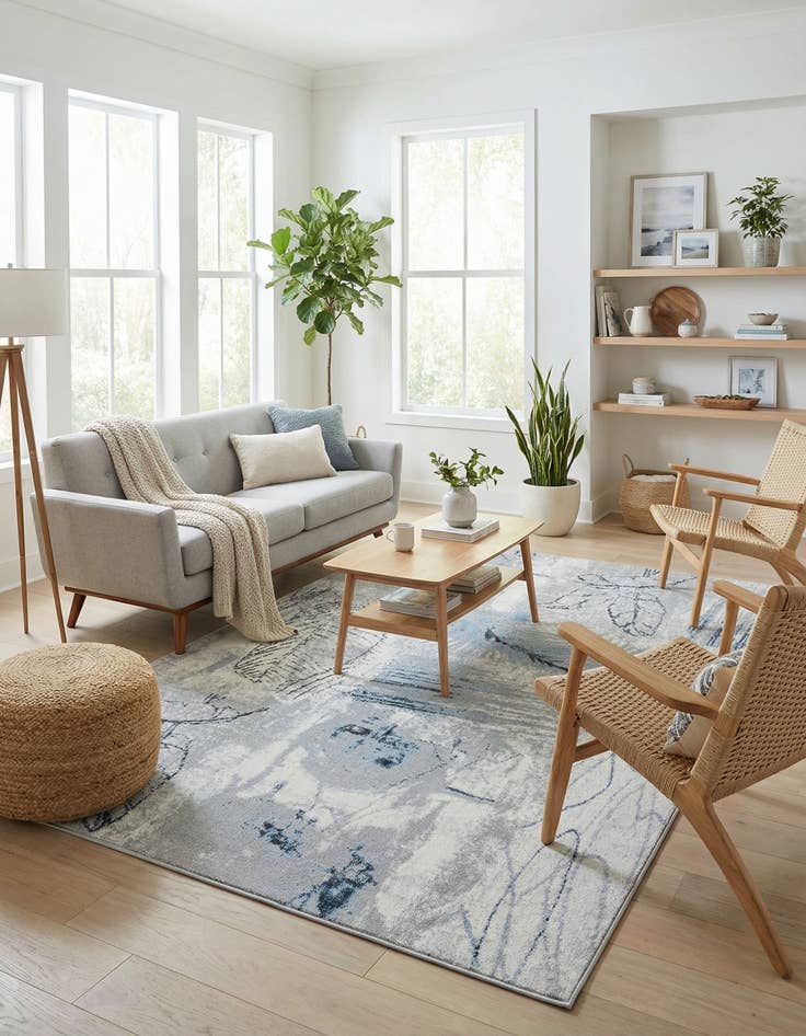 Detail image of 6' x 9' Kamala Washable Rug