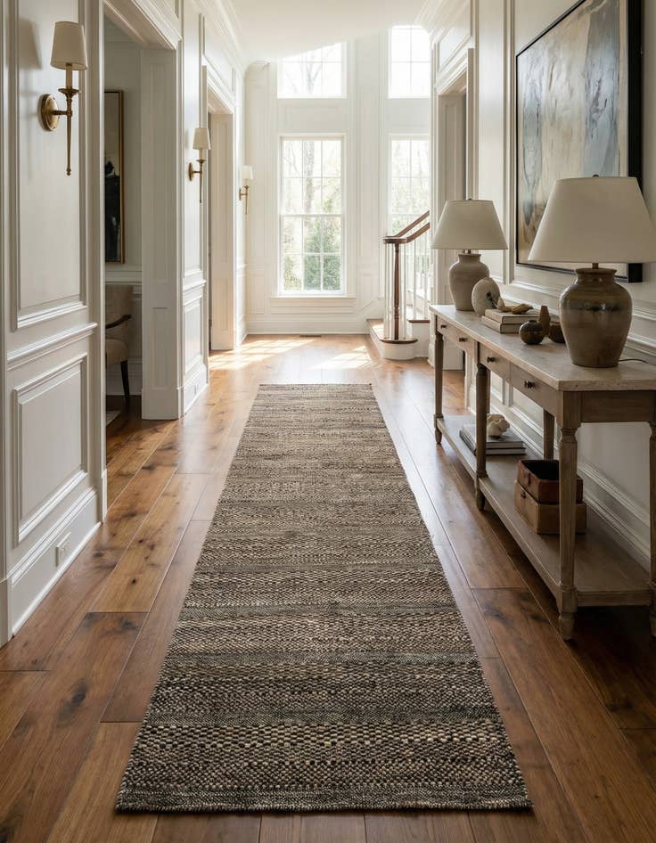 Detail image of 2' 7 x 10' 5 Juma Wool Runner Rug