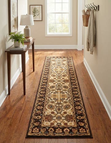 Cream Aditi Runner Rug