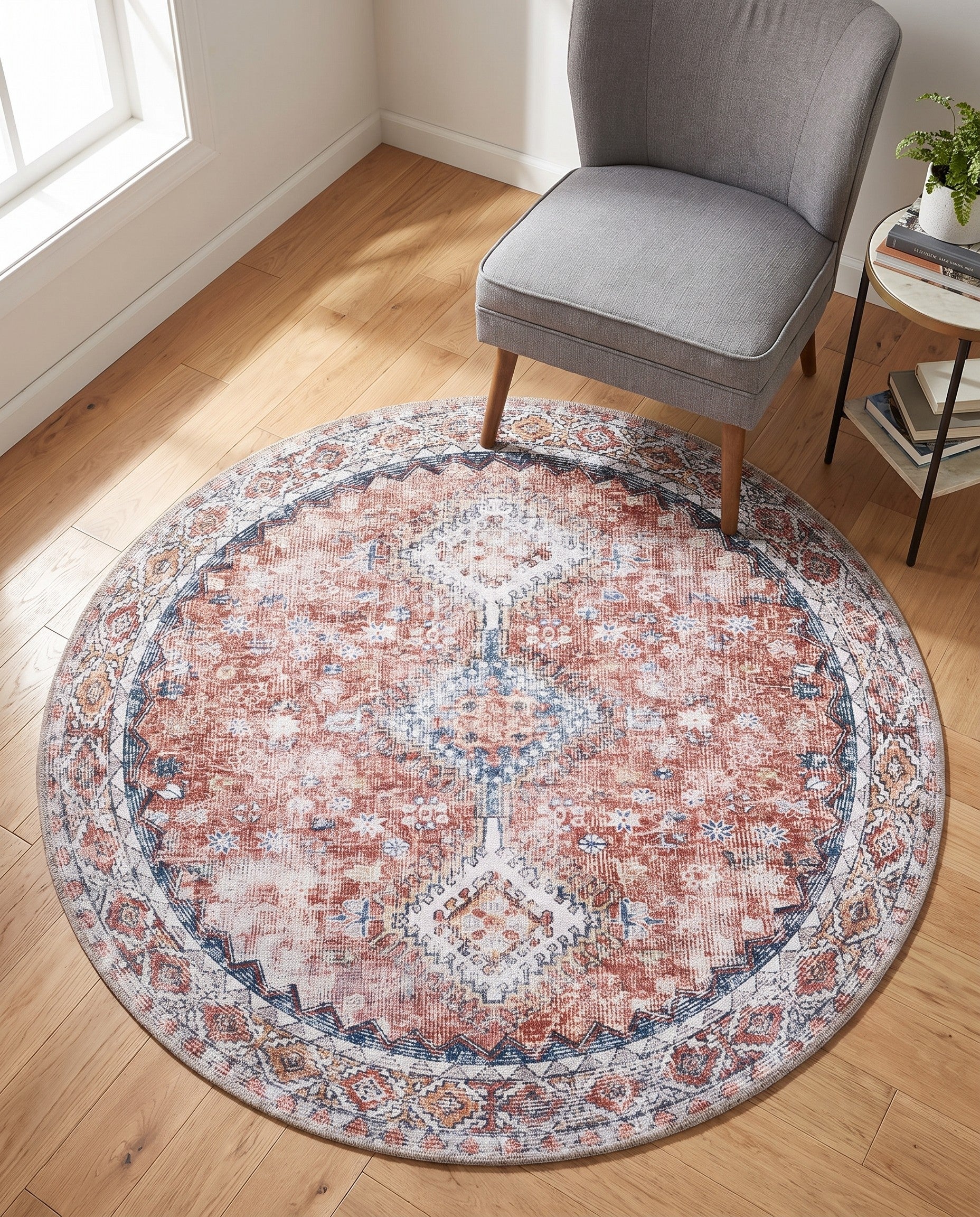4' x 4' Yara Round Rug