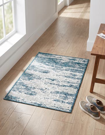 2' x 3' Easy-Clean Modern Indoor / Outdoor Rug