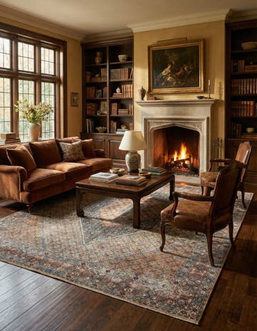 8' 8 x 12' 3 Hand Knotted Mood Persian Wool Rug