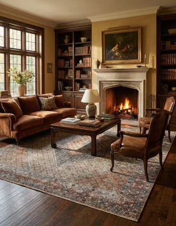 8' 8 x 12' 3 Hand Knotted Mood Persian Wool Rug