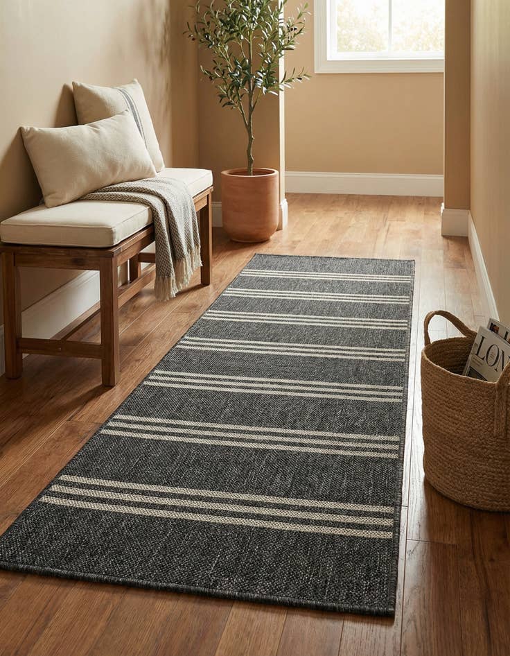 Detail image of 2' x 5' 3 Easy-Clean Jill Zarin Anguilla Indoor / Outdoor Runner Rug