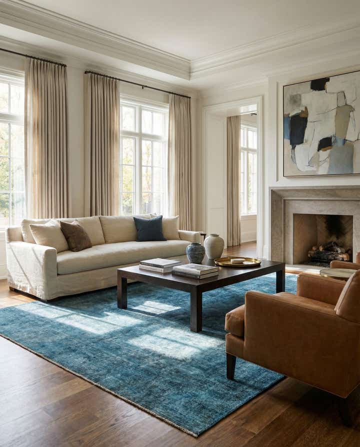 9' 1 x 12' Hand Knotted Ultra Vintage Persian Wool Rug