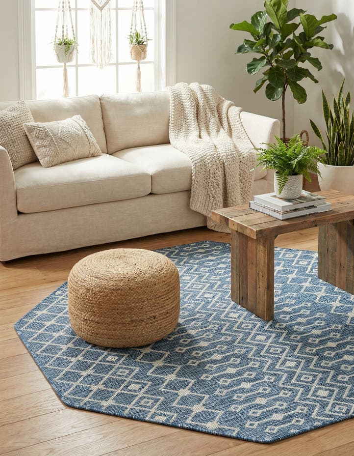 5' 3 x 5' 3 Easy-Clean Lattice Indoor / Outdoo...