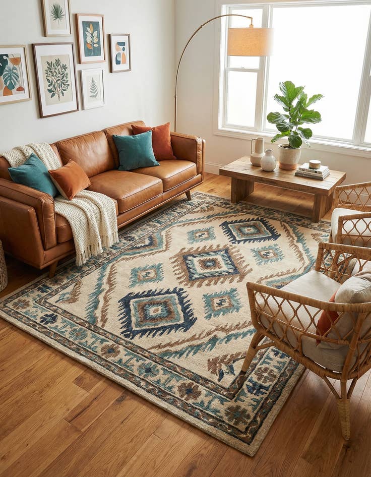 Detail image of  8' x 9' 10 Luna Rug