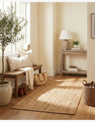 4' 1 x 6' 1 Handmade Braided Jute Luxe Rug