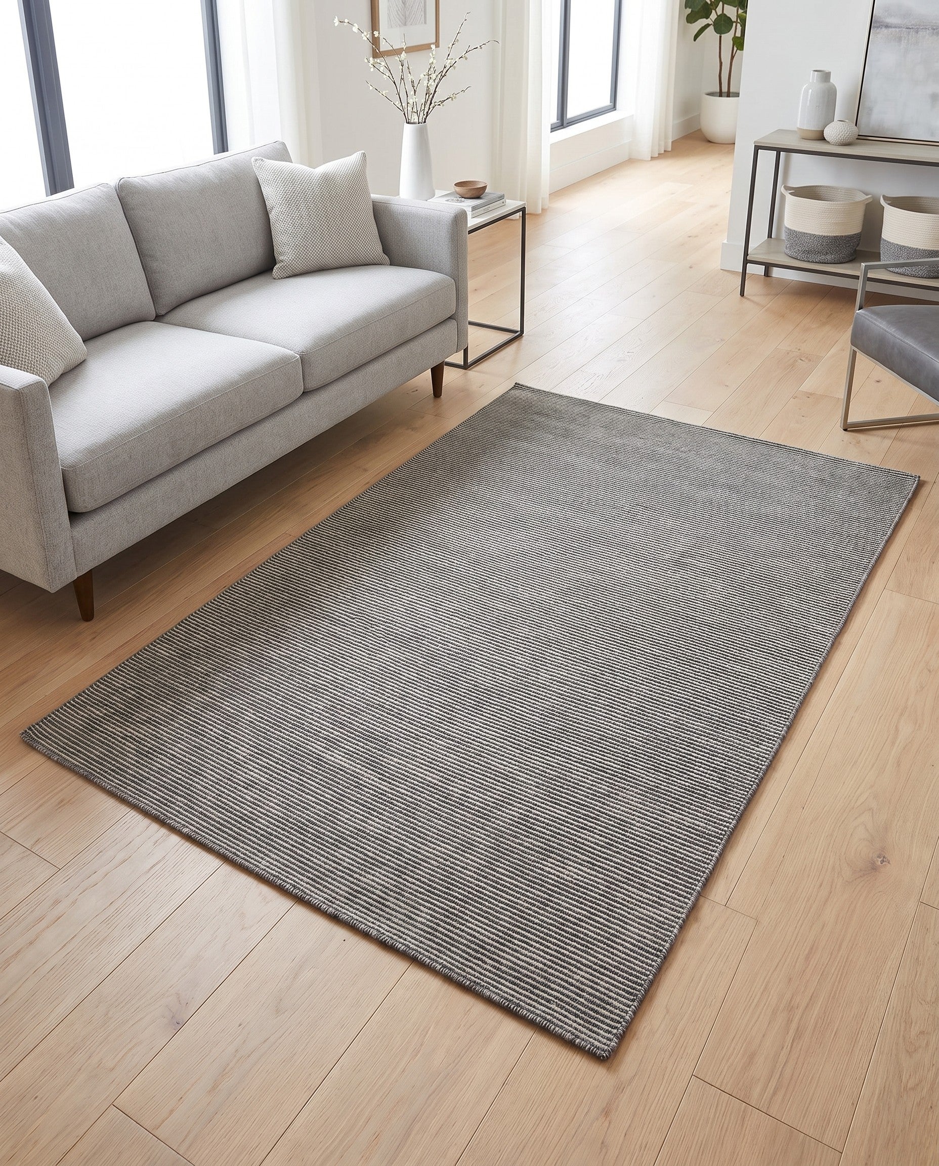 4' 1 x 6' 1 Hand Woven Jill Zarin English Manor Farmhouse Wool Rug