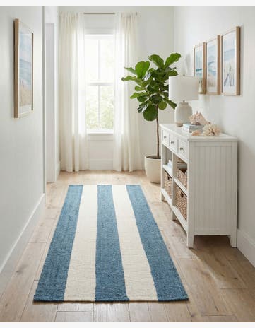 2' 7 x 10' Hand Woven Jill Zarin Hamptons Runner Rug